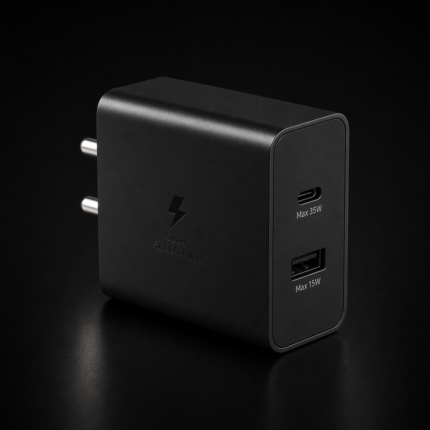 NOSSON Dual Port Fast Charger ⚡ | USB + Type-C Adapter